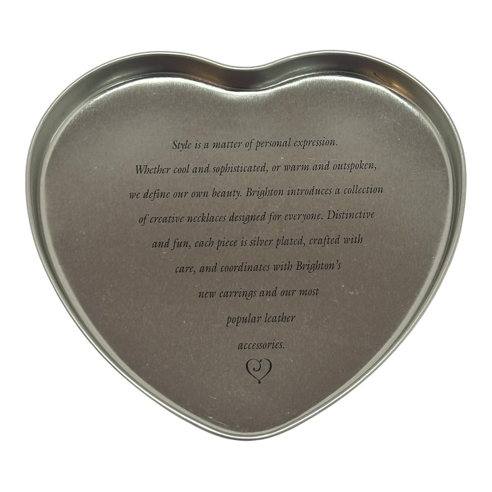AUTHENTIC BRIGHTON COLLECTIBLES Necklace Pendant Charm GO RED FOR WOMEN With Tin - Picture 11 of 12